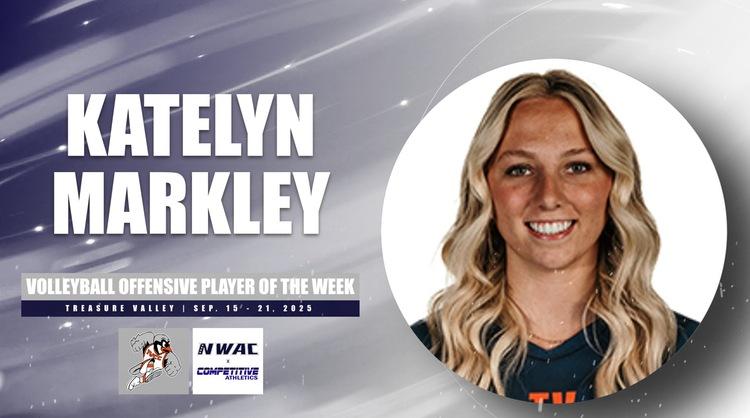 Markley Named Athlete of the Week