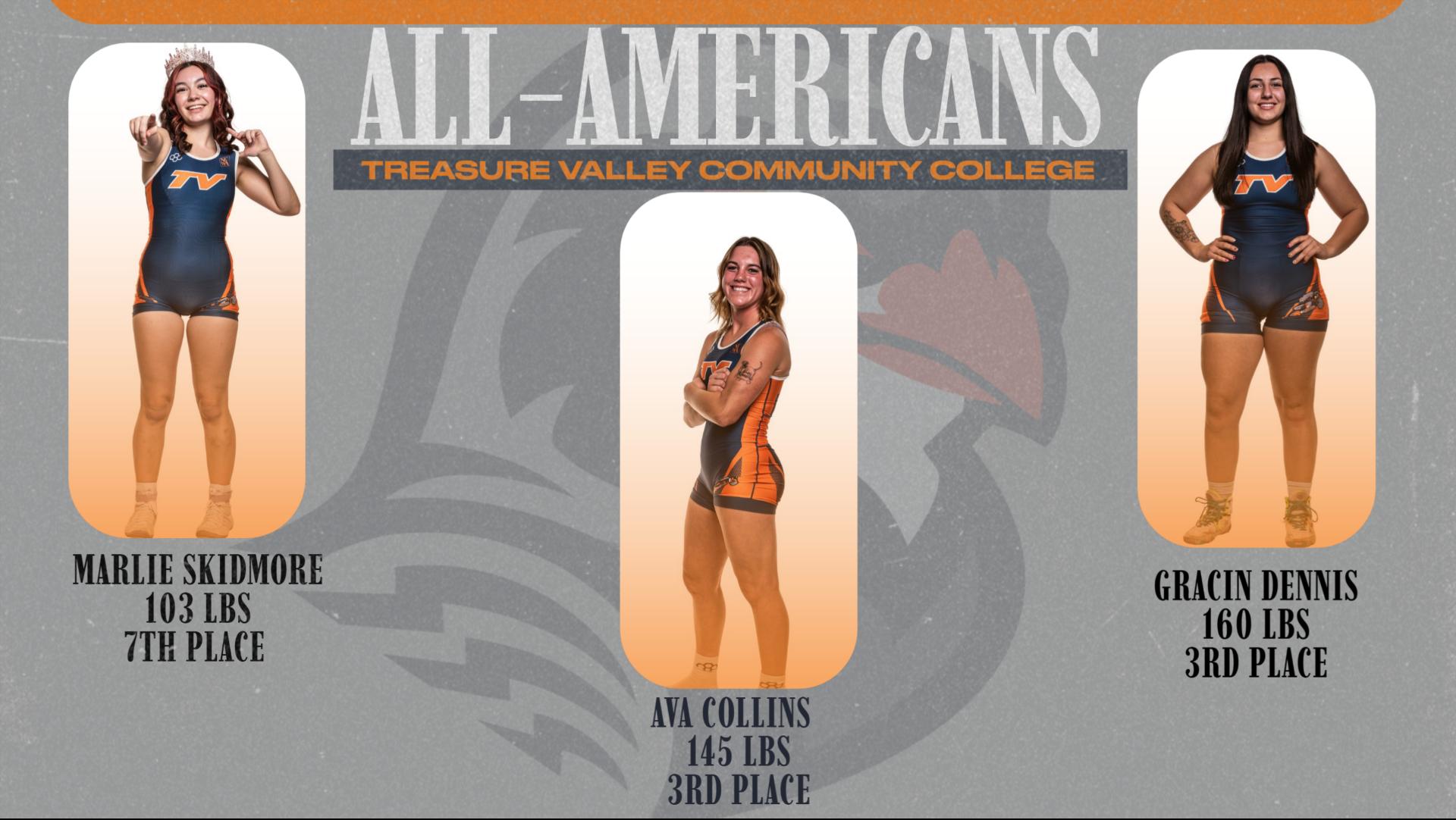 TVCC Wrestling Competes at Nationals, Three Return as All-Americans