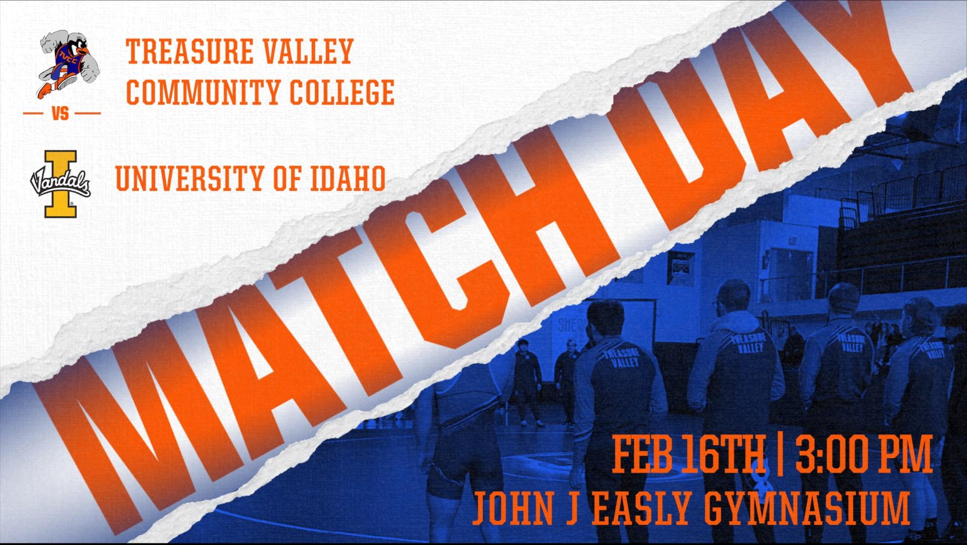 Chukar Wrestling to Host Dual with University of Idaho