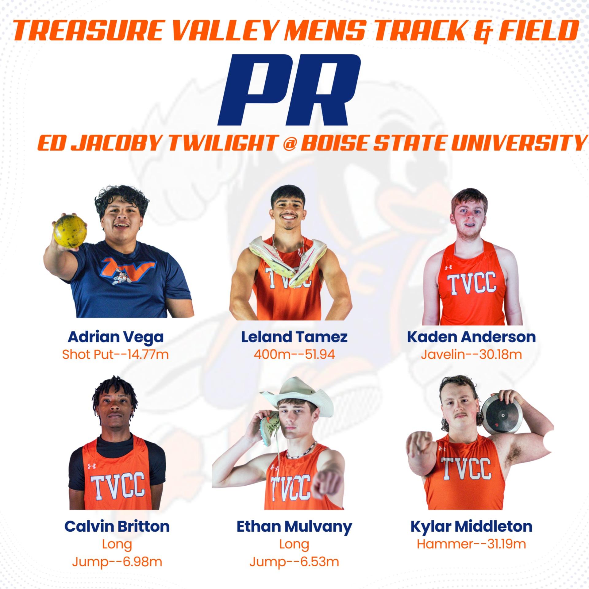 Chukar Track and Field Competes at Boise State, Numerous Chukars Earn Personal Records