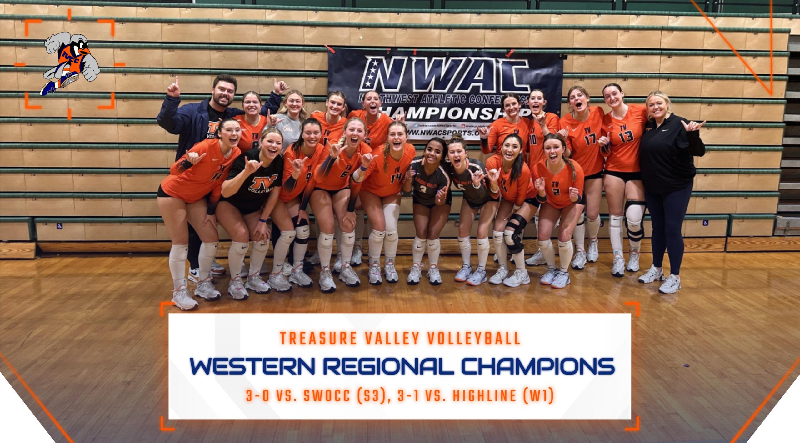 Chukar Volleyball Goes 2-0, Earn West Regional #1 Seed at Elite 8