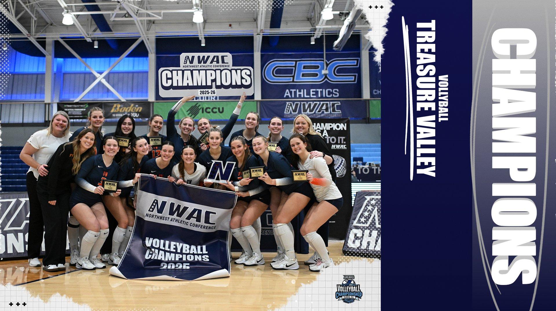 Chukar Volleyball Wins Program's First Ever Volleyball Title in Five Set Thriller