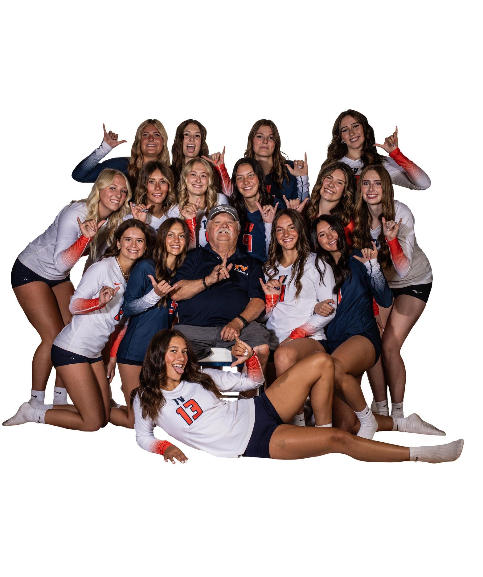 Chukar Volleyball Clinches East; Honors Superfan at Game