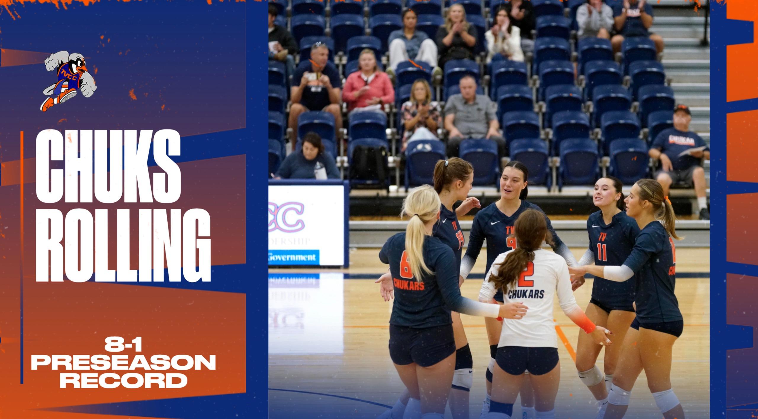 Chukar Volleyball Rolling with 8-1 Overall Record