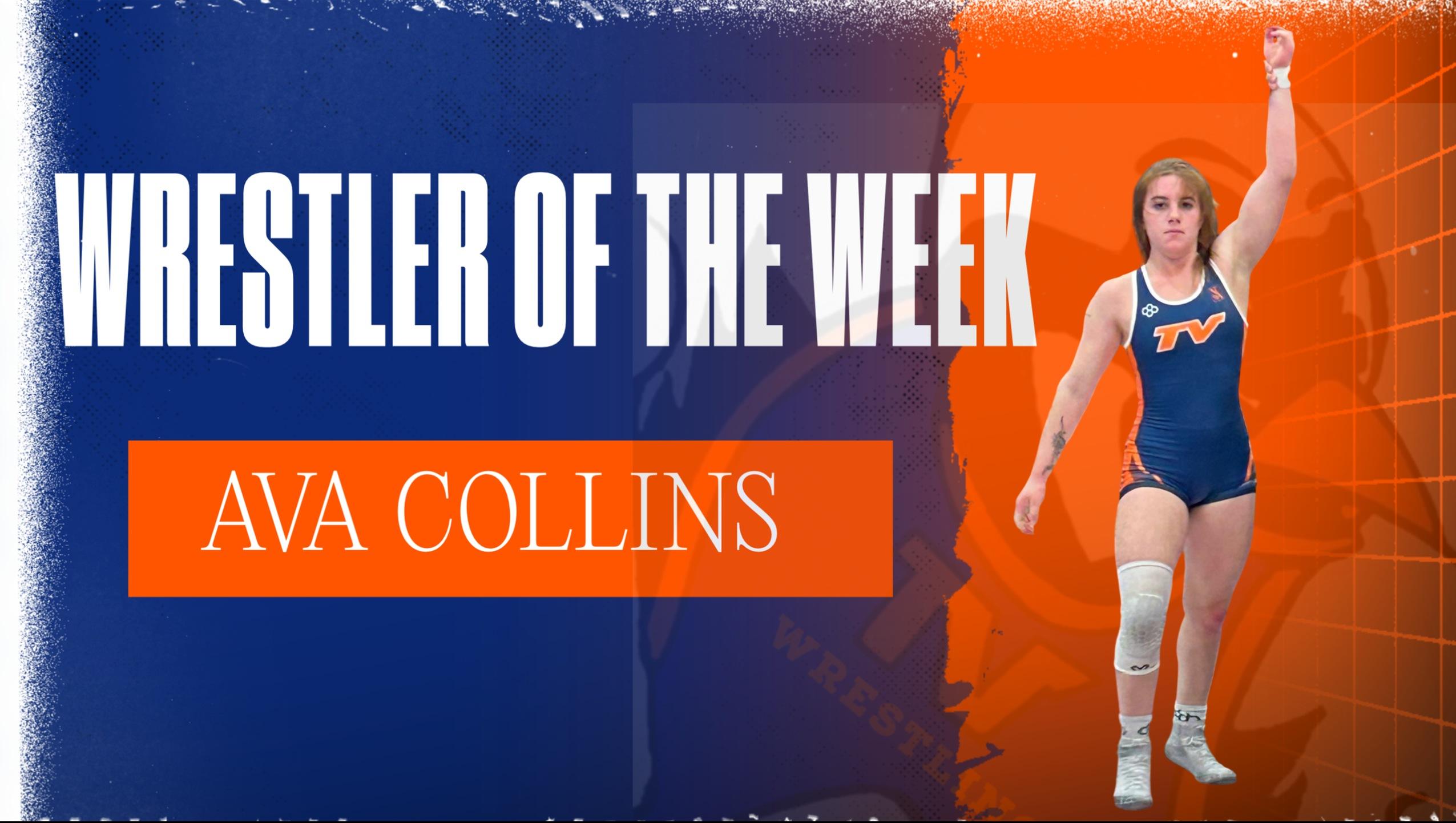 Collins Named Women's Wrestler of the Week